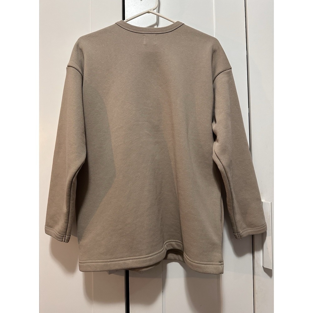 Coen Beige Sweater Women's Free Size Long Sleeve - Picture 2 of 12